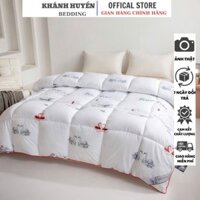 Ruột chăn lông vũ nhân tạo cao cấp thế hệ mới siêu nhẹ, Chất liệu vải ngoài cotton kháng khuẩn chống ẩm mốc nặng 3kg