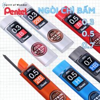 Ruột chì bấm Pentel - AIN STEIN - Ngòi chì kim 0.5 , 0.7 , 0.3