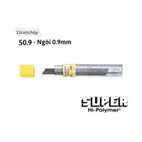 Ruột Chì Kim Pentel Hi-Polymer Super 50.9 2B Ngòi 0.9mm  Siêu ứng 15 RuộtTuýp