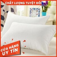 Ruột gối 2 chiếc gối bông hạt cao cấp 100 bông trắng  được xem hàng - 1 cái