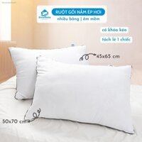 Ruột gối 45x65 50x70 Dreamhomebedding Gối ngủ thấp mềm êm có khóa kéo điều chỉnh độ cao Dreamhomebedding