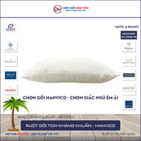 Ruột Gối bông chống khuẩn TCM Hanvico 50 x 70 x 13cm - Êm ái - Kháng khuẩn - Hàng Chính Hãng