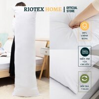 Ruột Gối Đôi Riotex Home Cao Cấp 40x100cm 1.4kg - Gối Đôi Tình Nhân, Gối Kê Bụng Bầu