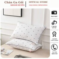 Ruột gối hilton vương miện, 2 cái ruột gối bông gòn cao cấp, kích thước 50x70cm