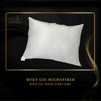 Ruột gối lông vũ Microfiber cao cấp Jolie'Fam 50x70 45x65cm sợi nhân tạo kháng khuẩn, lõi gối hơi cao cấp siêu êm