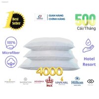 Ruột gối Microfiber Hanvico tiêu chuẩn Khách sạn cao cấp ( 1 Cái )