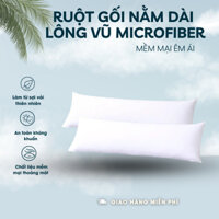 Ruột gối nằm dài lông vũ microfiber CÔNG TY NỆM cao cấp mềm mại, êm ái
