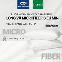 Ruột Gối Nằm Lông Vũ Nhân Tạo Cao Cấp Mềm Mại Đàn Hồi, Ruột Gối Bông MICROFIBER EDENA 50x70