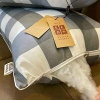 Ruột gối nằm Muji kẻ sọc , Ruột gối hơi cao cấp kích thước 45x65 cm
