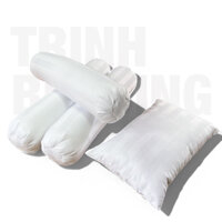 Ruột Gối Nằm, Ruột Gối Ôm Lông Vũ và/ Vỏ Gối Lụa Cao cấp/ mát mịn TRINHBEDDING