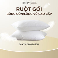 Ruột Gối Nằm Tiêu Chuẩn Standard | Ruột Gối Bông Gòn Nhật & Ruột Gối Lông Vũ Nhân Tạo | 50x70cm | Chuẩn Khách Sạn