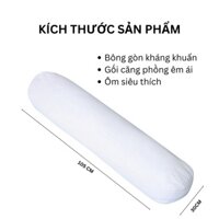 Ruột gối ôm ép hơi cao cấp Athena 35×100cm Hàng cty