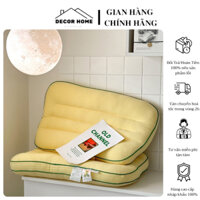 Ruột gối Organic Pineapple Pillow bông xơ đậu nành,vỏ dệt kim ,100% thiên nhiên, mềm mại, êm ái, hỗ trợ vai gáy