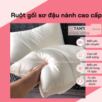 Ruột gối sơ đậu nành cao cấp vỏ gối tencel Tamy Bedding chất liệu bông kháng khuẩn kích thước 48x74