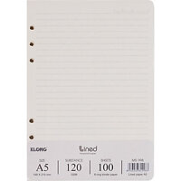 Ruột kẻ ngang file binder A5; MS: 998