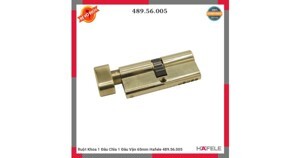 Ruột khoá 1 đầu chìa 1 đầu vặn Häfele 65mm 489.56.005