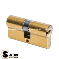 Ruột khóa 2 đầu chìa 70mm ABUS D10, Đồng mờ