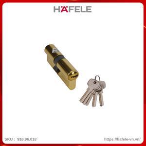 Ruột khóa 2 đầu chìa 71mm màu đồng bóng Hafele 916.96.018