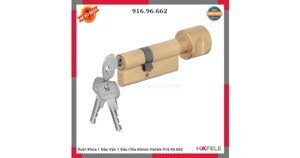 Ruột khóa 60mm 2 đầu chìa Hafele 916.96.662