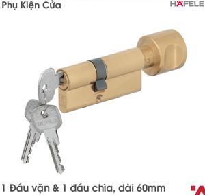 Ruột khóa 60mm 2 đầu chìa Hafele 916.96.662