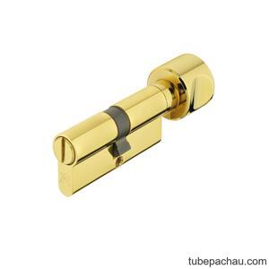 Ruột khóa cho cửa phòng vệ sinh 60mm màu đồng bóng Hafele 916.96.687