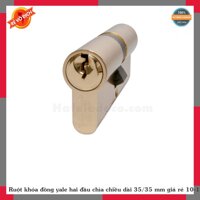 Ruột khóa đồng yale hai đầu chìa chiều dài 35/35 mm giá rẻ 10-1002-3535-00-02-01