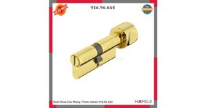Ruột khóa Häfele 1 đầu chìa 1 đầu vặn 70mm 916.96.664