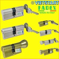 Ruột khóa tay gạt Italy FADEX thân 60-70-80-100- Khóa ban công, khóa phòng, toilet..