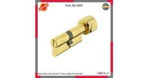 Ruột khóa wc 71mm màu đồng bóng Hafele 916.96.689