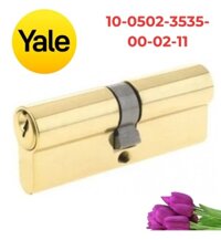Ruột Khóa Yale 10-0502-3535-00-02-11 Hai Đầu Chìa Màu Đồng Bóng