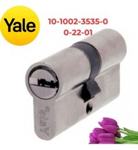 Ruột Khóa Yale 10-1002-3535-00-22-01 Hai Đầu Chìa Màu Bạc