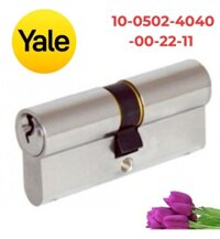 Ruột Khóa Yale 10-0502-4040-00-22-11 Hai Đầu Chìa Màu Niken Mờ
