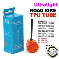 Ruột (Săm) xe đạp TPU RACE FORMULA siêu nhẹ 28G 700x18-32C