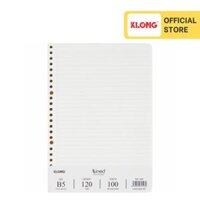 Ruột sổ còng ke ngang KLONG B5 12076 - 100 tờ 200 trang MS 548