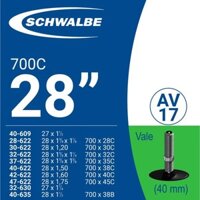 Ruột xe đạp Schwalbe 28" 700c AV17 - 700c x 28-45c van Mỹ