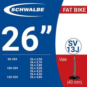 Ruột xe Schwalbe SV13J, 26” (40mm)