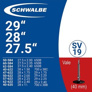 Ruột xe Schwalbe SV19, 29” (40mm)