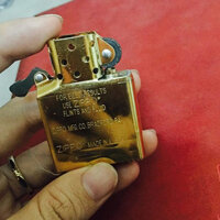 Ruột Zippo mới chính hãng USA  màu vàng KHÔNG KÈM VỎ ZIPPO