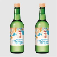 Rượu 7DROPS Soju Yagurt Hàn Quốc 12% chai 360ml