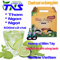 Rượu chanh long an chai hồ lô - món quà ý nghĩa cho sức khỏe