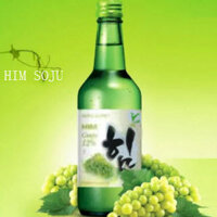 Rượu Him Soju Green Grape – soju nho xanh 12% vol chai 360 ml x 20 chai nhập khẩu nguyên thùng