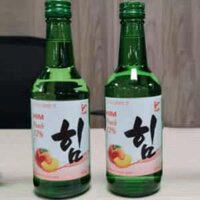 Rượu Him Soju Peach 12% vol chai 360ml – nhập khẩu nguyên thùng 20 chai Vị Đào