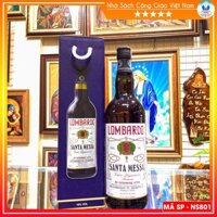 Rượu lễ LOMBARDO Italia cao cấp - Rượu vang NS801 750ml nồng độ 15% NS801