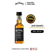 [Rượu Minisize] Rượu Whiskey Jack Daniel's Old No.7 Nồng Độ Alc 40% 50ml KHÔNG KÈM HỘP
