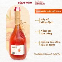 Rượu Mơ Má Đào VIP SAPA WINE - OCOP 3 Sao Đạt Chuẩn VIP 500ml