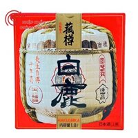 Rượu Sake Hakushika Taru Sakadaru 15% 1.8L