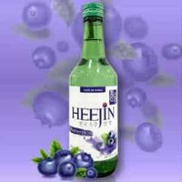 Rượu Soju Hàn Quốc Heejin Blueberry 12% vol chai 360ml