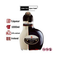 Rượu Sữa Sheridan'S (Sữa và Cà Phê) Dung tích 1000ml, Nồng Độ 15% (Không hộp)
