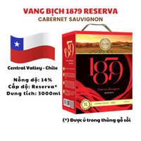 Rượu Vang Bịch 1879 Cabernet Sauvignon Reserva 3L - Red Wine - Vin Rouge - Vang Bịch 3L Chile