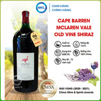 Rượu Vang Cape Barren McLaren Vale Old Vine Shiraz 6L 14.5% Úc - Hàng Chính Hãng